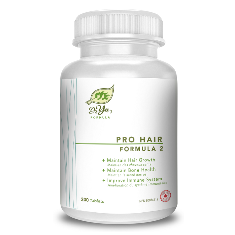 Pro Hair 2 Modern Chinese Supplement for Slow Hair Growth Dr. Yu's